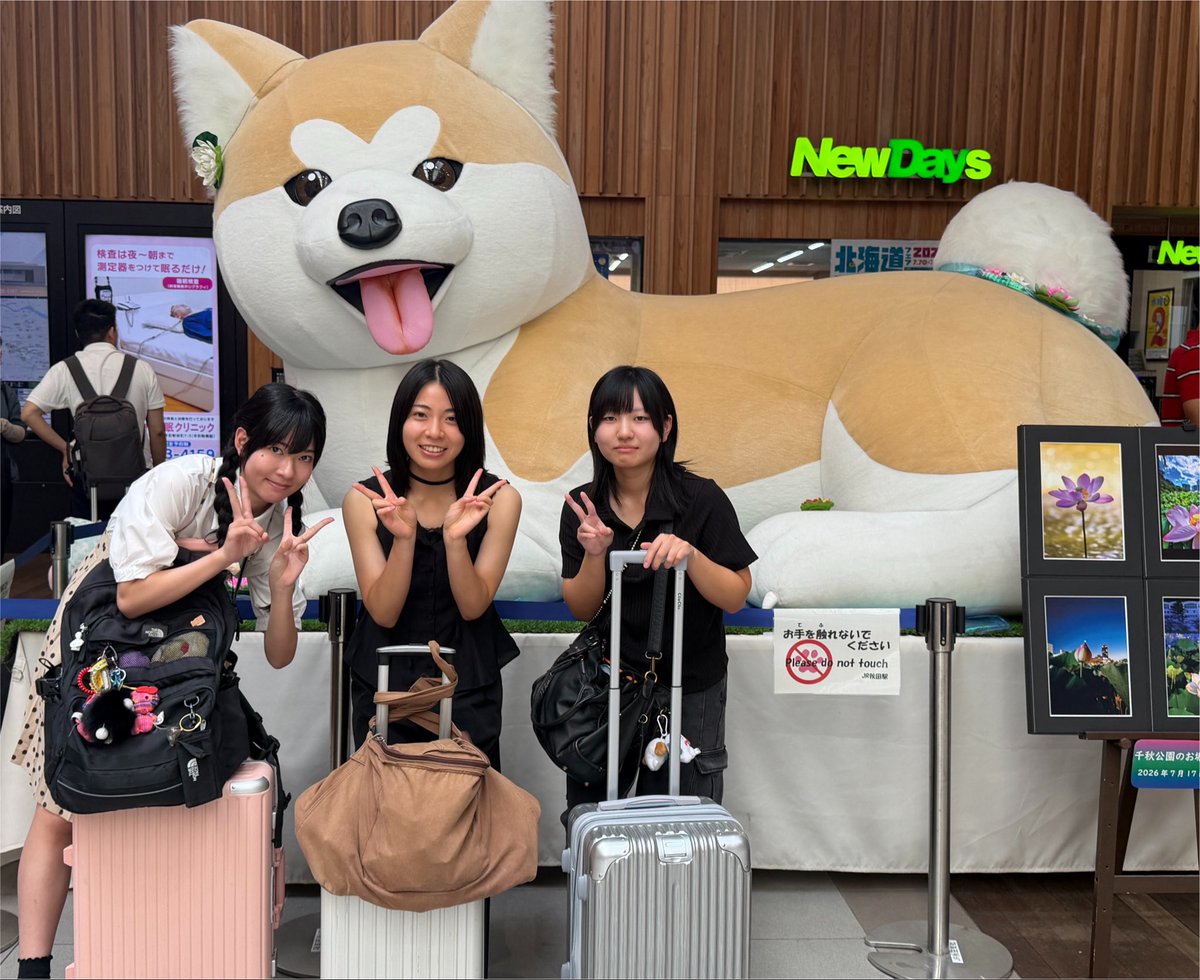 nishibi8's tweet photo. 全国高等学校総合文化祭「あきた総文祭2026」

明日の開会式に備え、余裕を持って前日に秋田県へ。
大森山動物園は想像以上に見どころが多く、せっかく画材を持ってきたのに、クロッキーをする時間が取れなかったのが残念…
明日は美術館で作品とご対面です！どんな感じで展示されてるかなー https://t.co/sMlPLPoDlT