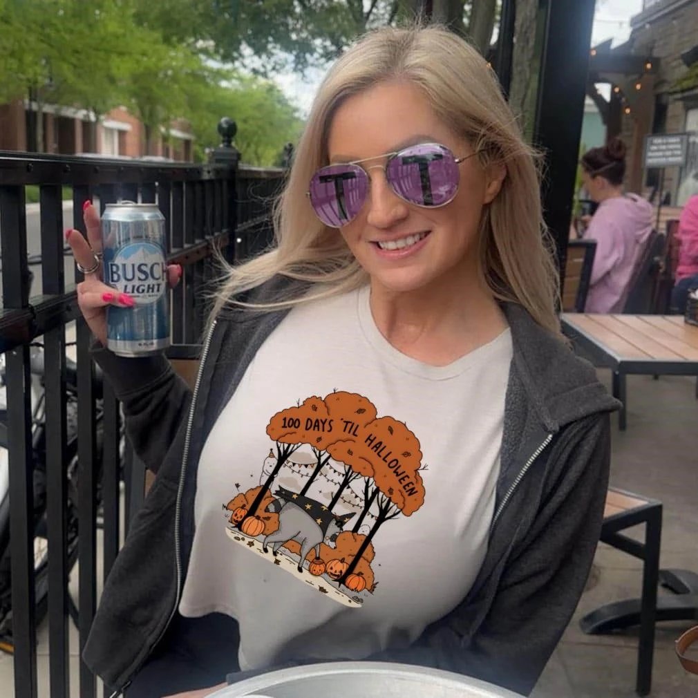 transitteestore's tweet photo. Jimothy The Raccoon 100 Days Til Halloween Shirt
Countdown to spooky season with everyone's favorite raccoon, Jimothy!
 Buy Today: https://t.co/WzD1XkVMlm
#Jimothy #Halloween #Raccoon #SpookySeason #TransitTee https://t.co/quRAvLZiii