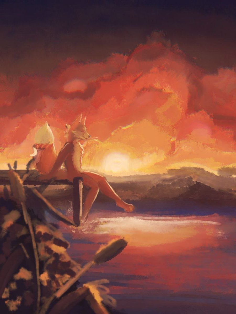 Kaba417's tweet photo. #digitalart #furryart #furryartworks #landscape https://t.co/ZixLm3S6Lu