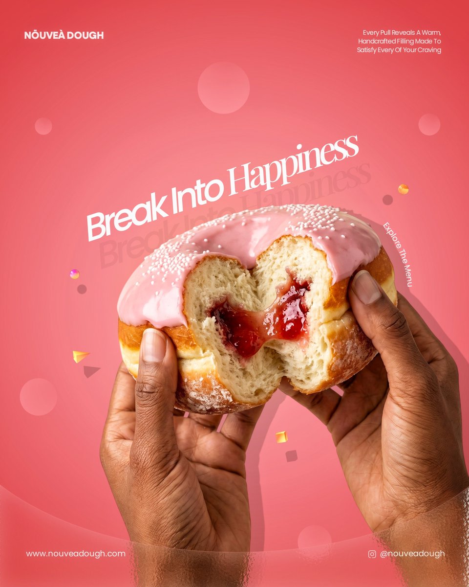 LabiGraphix's tweet photo. Good Design Isn't Just How It Looks. It's How You Perceive The Brand.
For This Project, I Used Warmth, Expressive Art Direction, Close-up Compositions, And Sensory Storytelling.
#viralpost #fypviral #fyptwitter #LabiGraphix #trendingnow #donuts https://t.co/qDmqPJChUZ