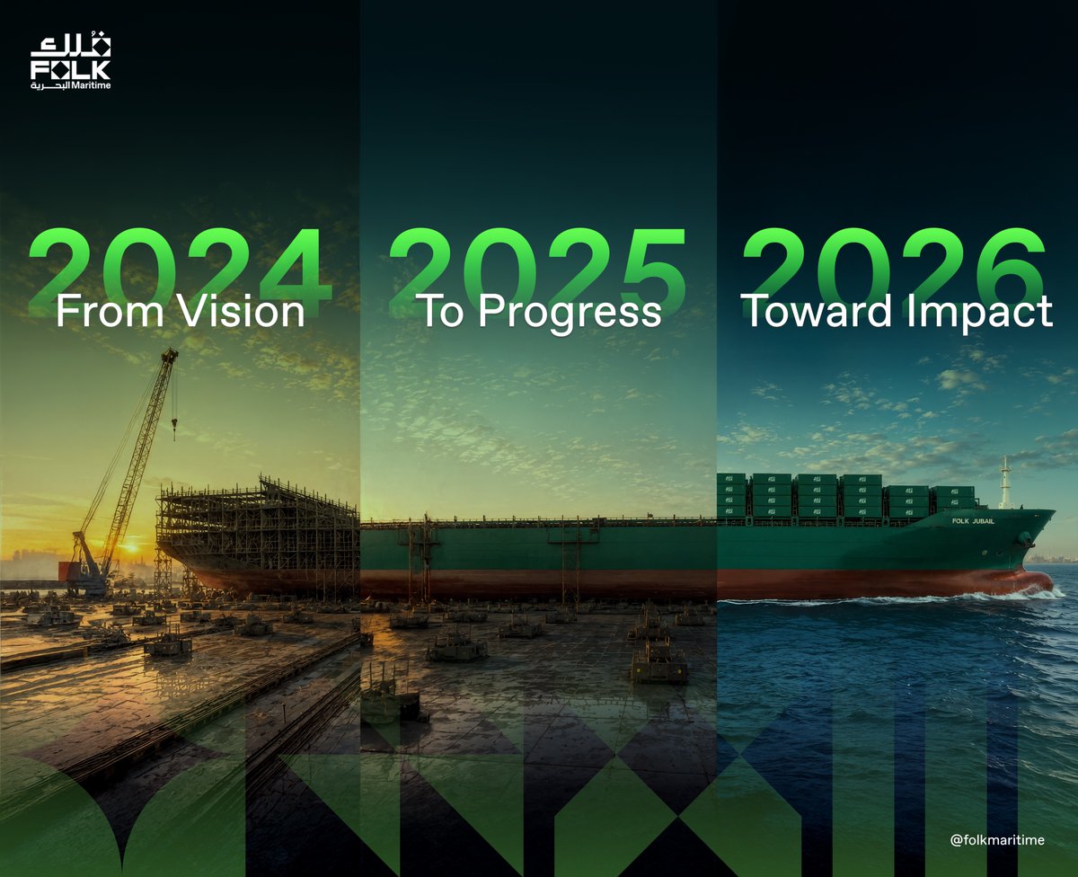 Folkmaritime's tweet photo. Driven by vision, To navigate with impact
انطلقت برؤية .. لتبحر بأثر
#NavigatingTheFuture
#نبحر_نحو_المستقبل https://t.co/HM8jLgOeg1