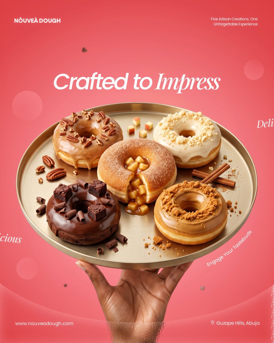 LabiGraphix's tweet photo. Good Design Isn't Just How It Looks. It's How You Perceive The Brand.
For This Project, I Used Warmth, Expressive Art Direction, Close-up Compositions, And Sensory Storytelling.
#viralpost #fypviral #fyptwitter #LabiGraphix #trendingnow #donuts https://t.co/qDmqPJChUZ