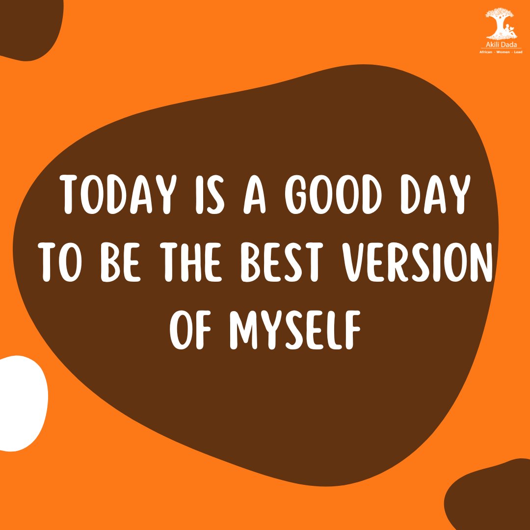 AkiliDada's tweet photo. #mondayaffirmation 
As you step into the week, just be willing to show up as yourself, fully, and keep going. https://t.co/FHJrrGw8ev
