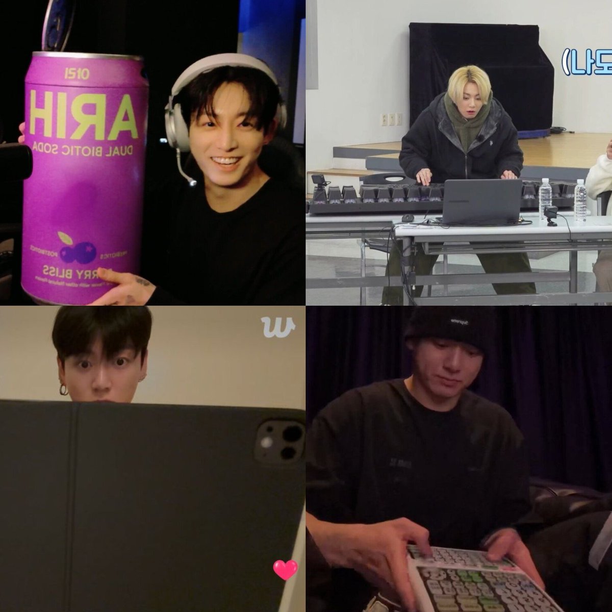 kookyun's tweet photo. Tiny Jungkook stuck in this big world https://t.co/j33Usx9IGk
