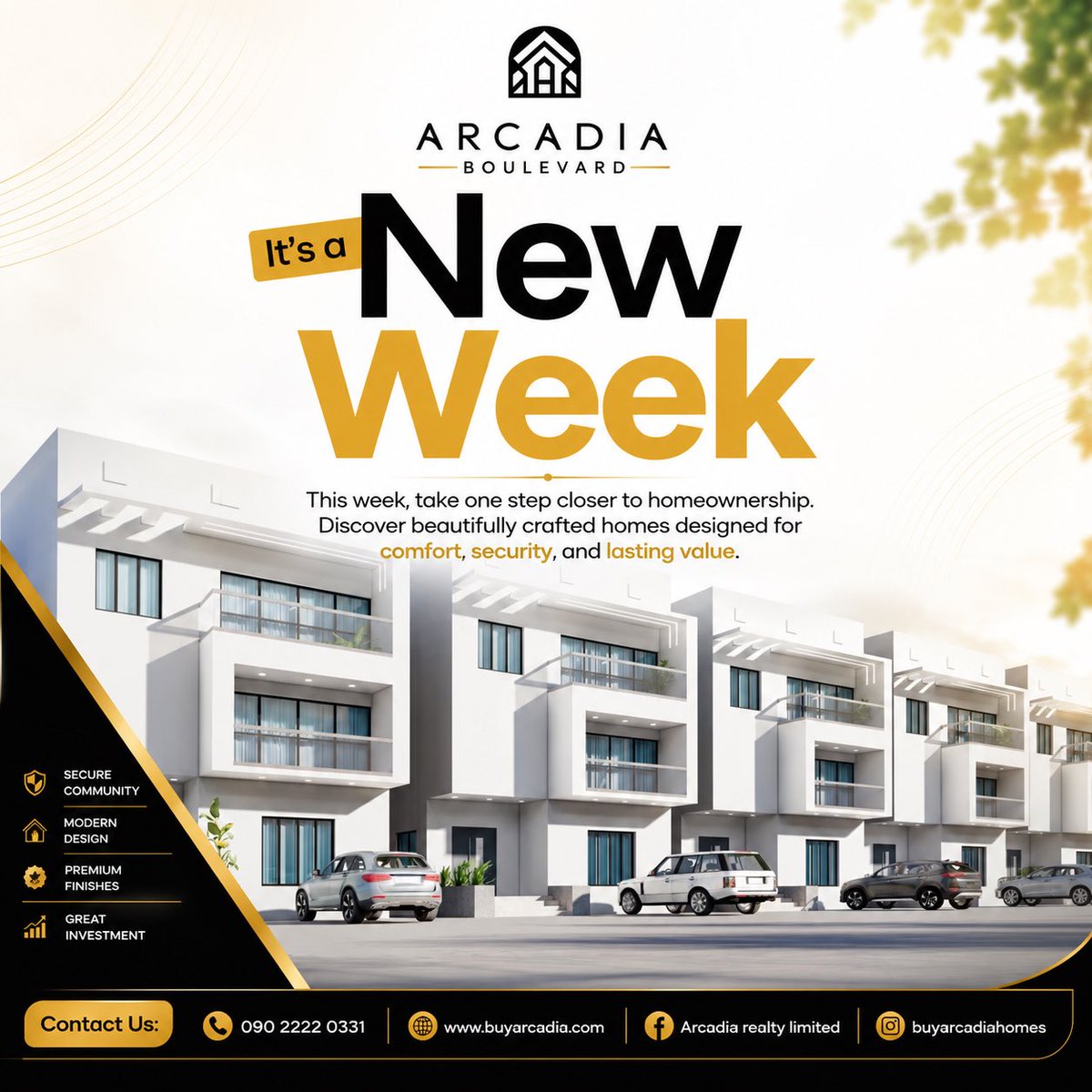 Buyarcadiahomes's tweet photo. You promised yourself this would be the year you’d own a home. 🏡✨

Don’t let another week pass without taking that first step.

Welcome to Arcadia Boulevard, where modern living meets smart investment.

📍Book an inspection today.
#AbujaHomes #LuxuryHomes #DreamHome https://t.co/ahlaUsLYQ7
