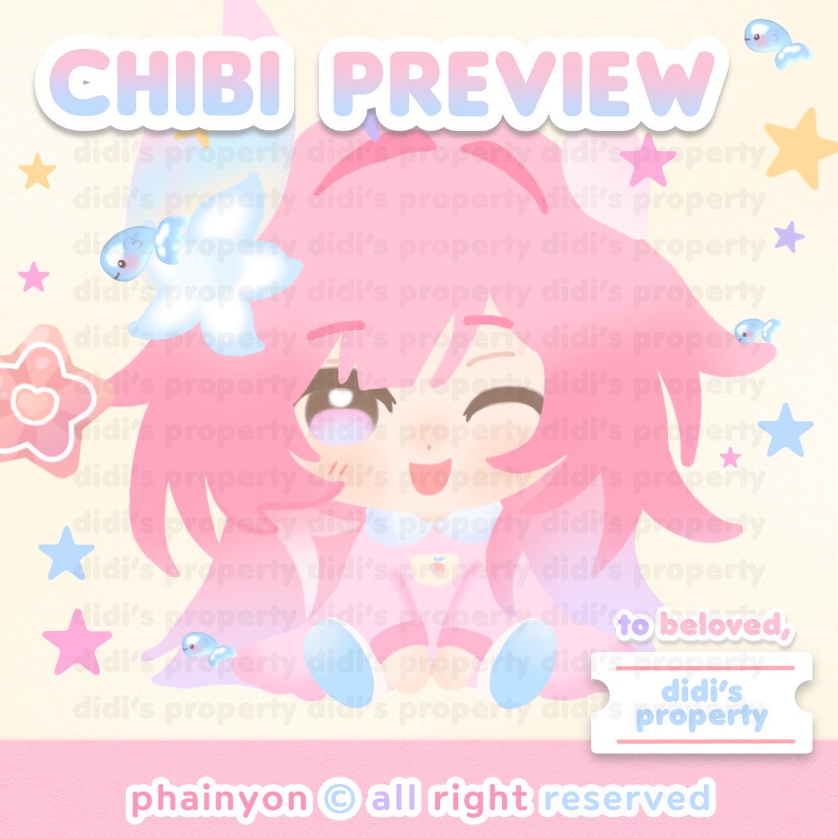 phainyon's tweet photo. soreee (о´∀`о)

berhubung didi mau brojol anak baru handdrawn lagi dalam waktu dekat, didi izin cari kinci yaaa💘

• chara high demand ❌
• boleh 2D/3D
• diutamakan CP dulu, tapi single juga bolehhh

chibinya nanti mirip chibi fuwa-fuwa, tapi lebih imup🧸

timakaci banyaaak💗 https://t.co/cJsK8cI8TI