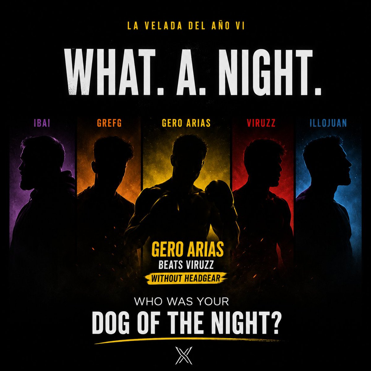 JaipurTrading's tweet photo. Just watched the full #LaVeladaDelAñoVI recap…
 Gero Arias beating Viruzz without headgear was pure chaos 🔥 
And TheGrefg closing it out vs IlloJuan? Insane.  Who had the most dominant performance of the night?
Drop your ranking  👇 
@IbaiLlanos
 @TheGrefg
 @GeroArias
 @Viruzz
 @YoSoyPlex

#LaVeladaDelAñoVI #VeladaDelAño #Ibai