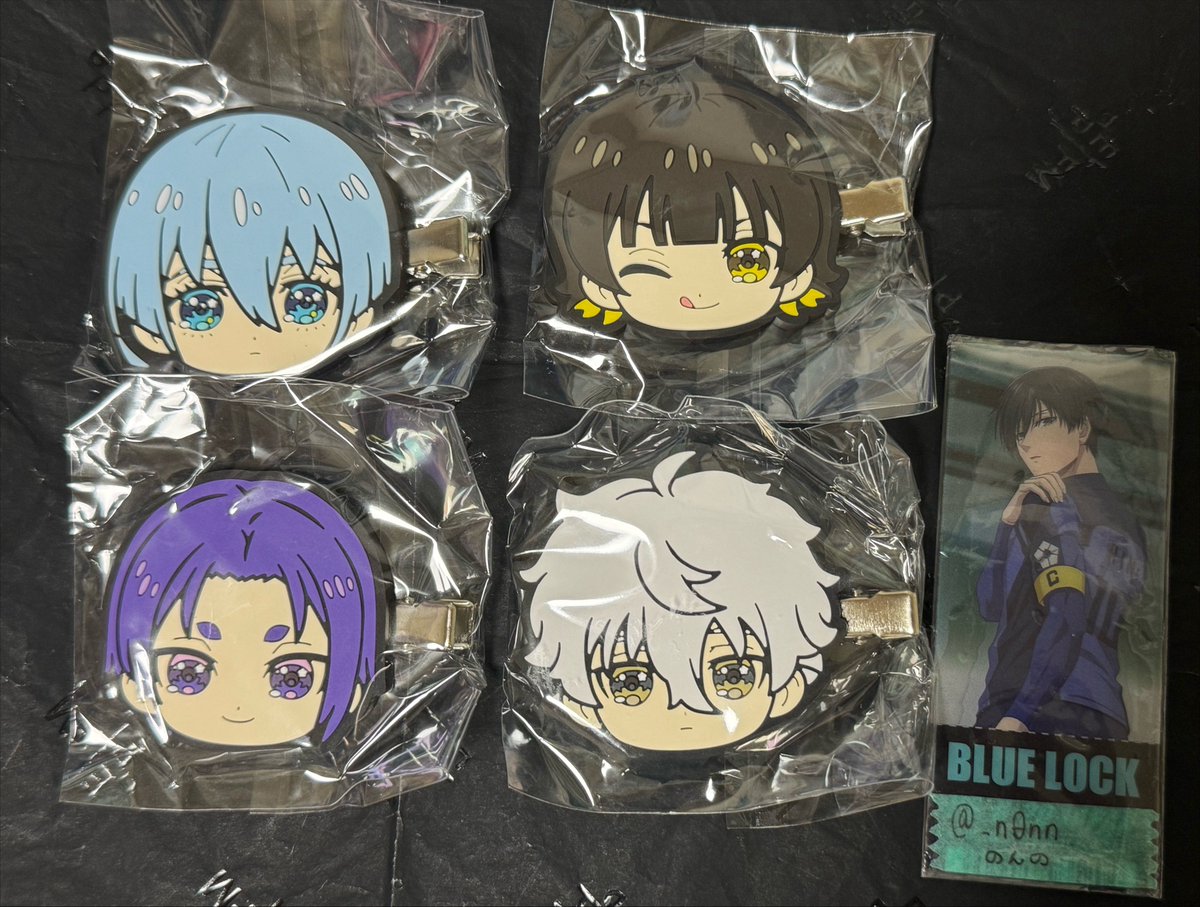 _n0nn's tweet photo. 交換　譲渡】ブルーロック　ヘアピンコレクション

譲　凪　玲王　蜂楽　氷織

求　
定価+送料　譲渡

凪玲王は全部まとめて

後日梅田手渡しor郵送

検索からでもお気軽にお声掛けください https://t.co/1y8GNUmOHS