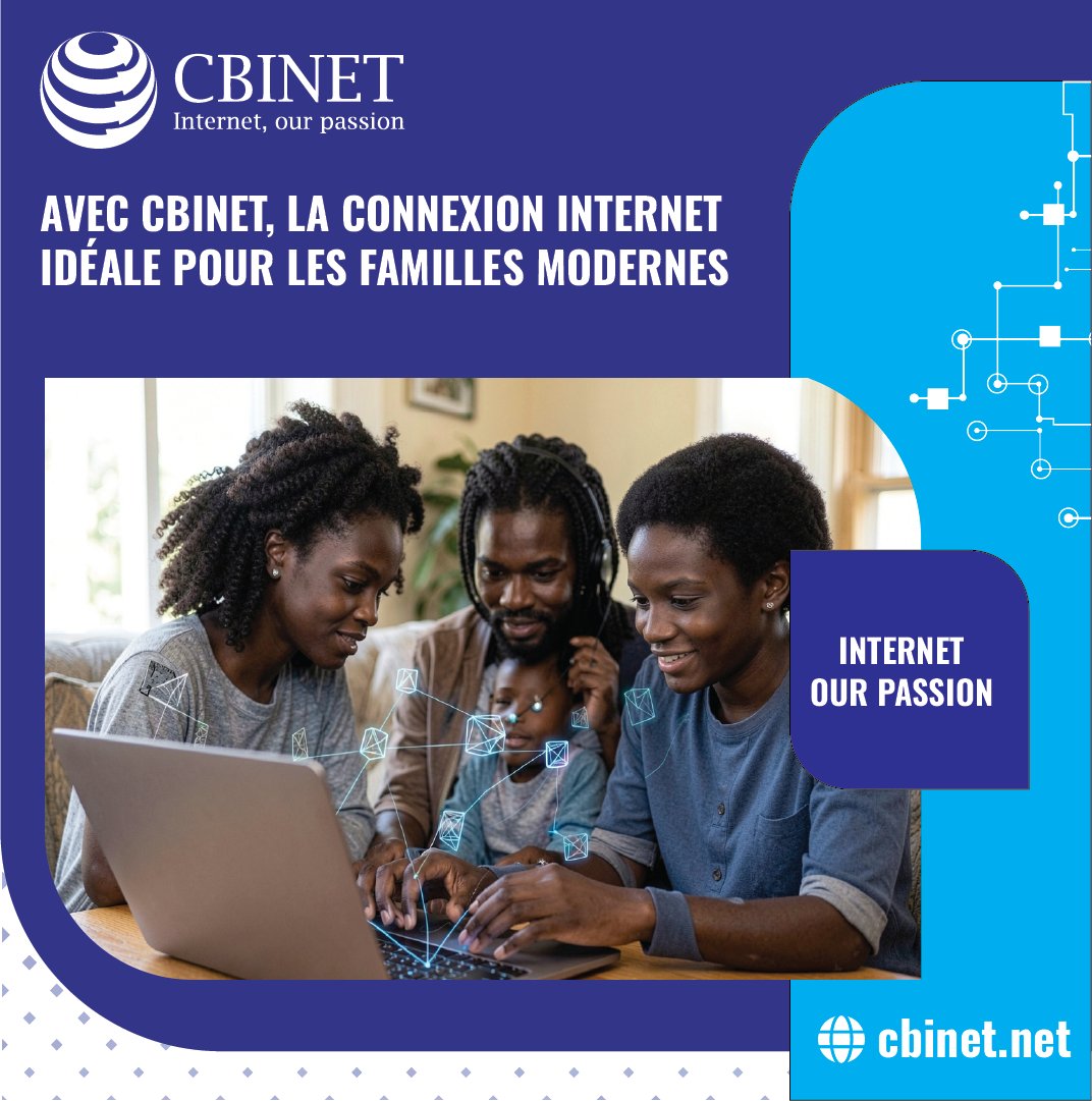 CbinetBurundi's tweet photo. Avec CBINET, la connexion internet idéale pour les familles modernes

#InternetOurPassion #Burundi #CBINET
#CBINETSupportTeam 24h/24 7days/7
#SupportNoWhatsApp 76 18 10 10 https://t.co/vo4HF73kQR