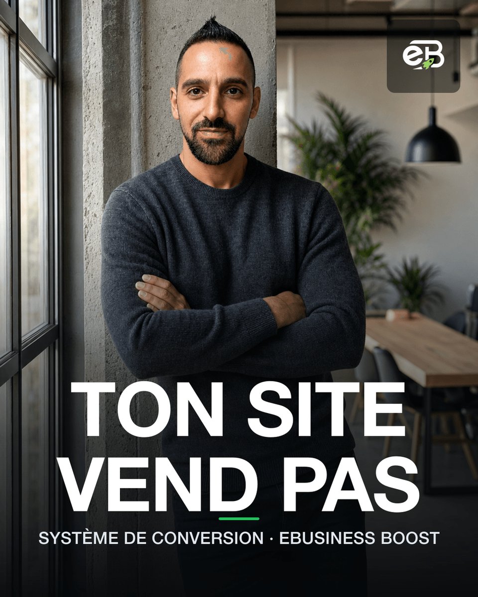 StevePiermaria's tweet photo. Ton site est une brochure. Pas un outil commercial.

Je construis des écosystèmes web qui convertissent, qualifient et génèrent des leads. Diagnostic gratuit : https://t.co/uau6gcpTBv

#pmeromande #conversionweb https://t.co/nSZLrbkCxr