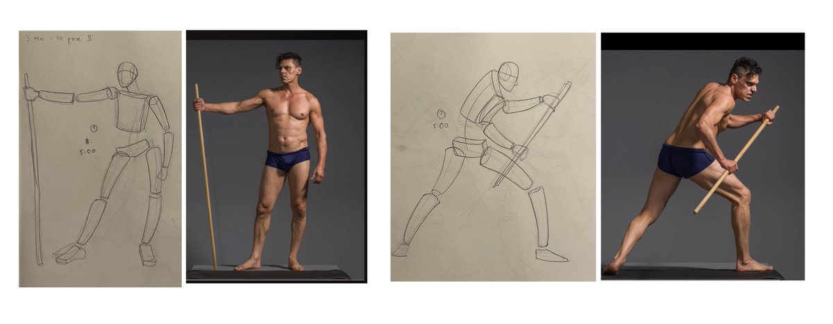 fkaristoo's tweet photo. @ilustrasee Realized my observation is weak. Looking at ref photos, I couldn't see how the torso connects to the waist or where the direction leads. That confusion caused constant errors in actual anatomy. #LatihanDrawing #sketch #learning #drawing #artidn https://t.co/h5ajlLt20a