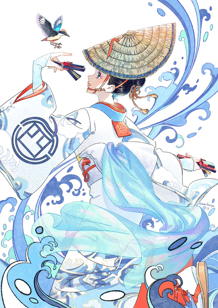 KRY_aia's tweet photo. 今年も四国銀行のよさこい祭りと阿波踊りのイラストを描かせていただいてます！
うちわや地方車で見かけていただけますと嬉しいですー！！ https://t.co/Lkfn0kZ4c0