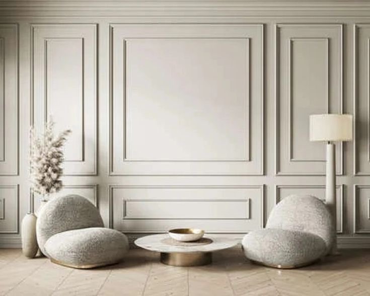 keboyoranbaru's tweet photo. @asbunizmee Mahal sih gak juga. Kalo dia koret tapi kebelet keliatan tajir bisa pilih wall moulding (frame kotak-kotak itu) dari bahan gypsum, gak sampe 20k/meter cmiiw.

Tapi orang pake wall moulding tuh biasa buat ngejar estetika rumah eropa. Nah umumnya koruptor terobsesi sama style gitu. https://t.co/ACmYfwd6HE