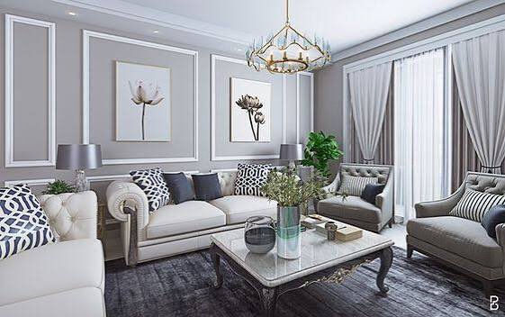 keboyoranbaru's tweet photo. @asbunizmee Mahal sih gak juga. Kalo dia koret tapi kebelet keliatan tajir bisa pilih wall moulding (frame kotak-kotak itu) dari bahan gypsum, gak sampe 20k/meter cmiiw.

Tapi orang pake wall moulding tuh biasa buat ngejar estetika rumah eropa. Nah umumnya koruptor terobsesi sama style gitu. https://t.co/ACmYfwd6HE