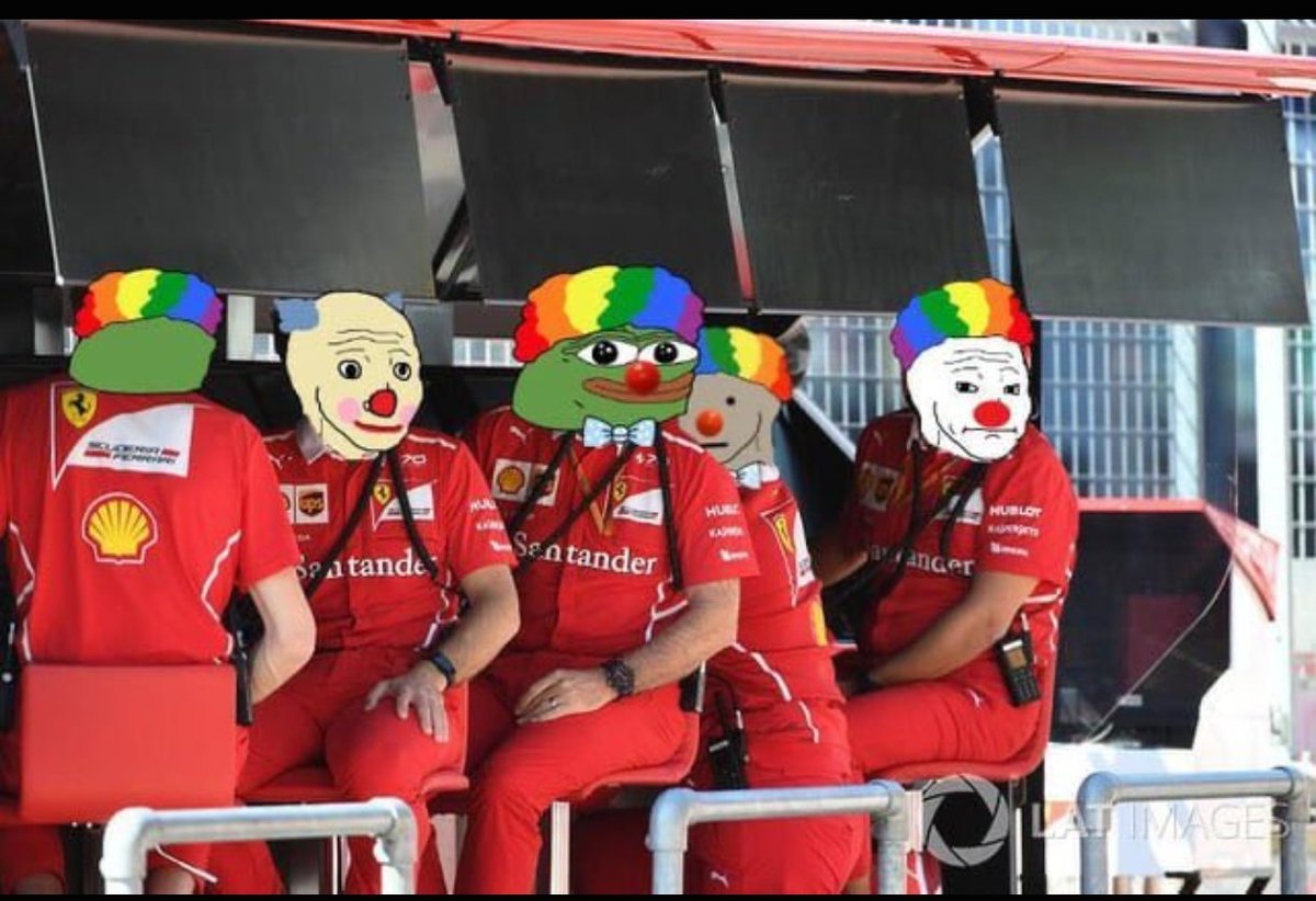 Okica1997's tweet photo. @ScuderiaFerrari @Charles_Leclerc @LewisHamilton @peroniuk Cowards ruined Lewis raceeee... You are a spineless team who can't make a right call ever and with this mindset with the driver 2nd in championship can't make the team call u are never ever winning it again. https://t.co/B4zDP0yBjE