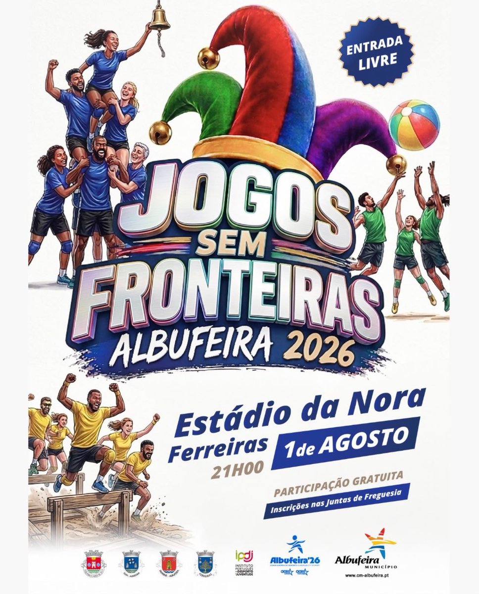 AcesEurope's tweet photo. As European City of Sport 2026, Albufeira keeps delivering outstanding community events. Jogos Sem Fronteiras is another fantastic initiative, bringing people together through teamwork, active lifestyles and unforgettable moments.

Congratulations to @MunicipioAlbufeira https://t.co/GhWYzr85e5