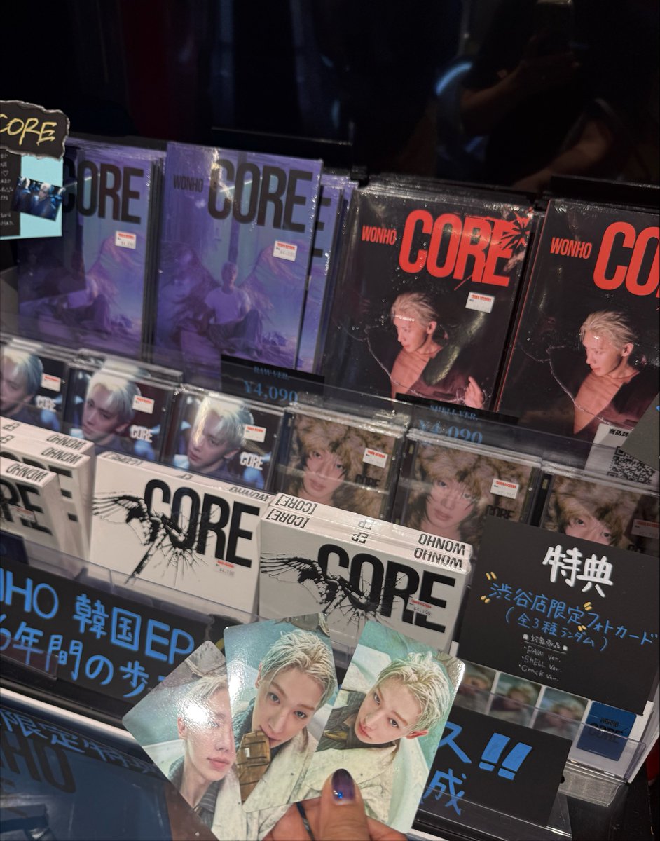 Tower Records 展示会 CDも設置 #WONHO #원호 #ウォノ #CORE