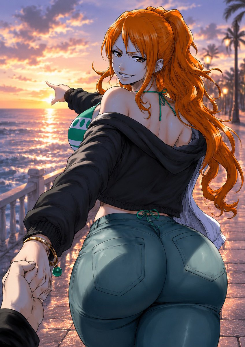 ShonenSirens's tweet photo. Come with me. 🌅

#OnePiece #Nami #AnimeArt #FanArt #Manga https://t.co/4Dl817hnmA