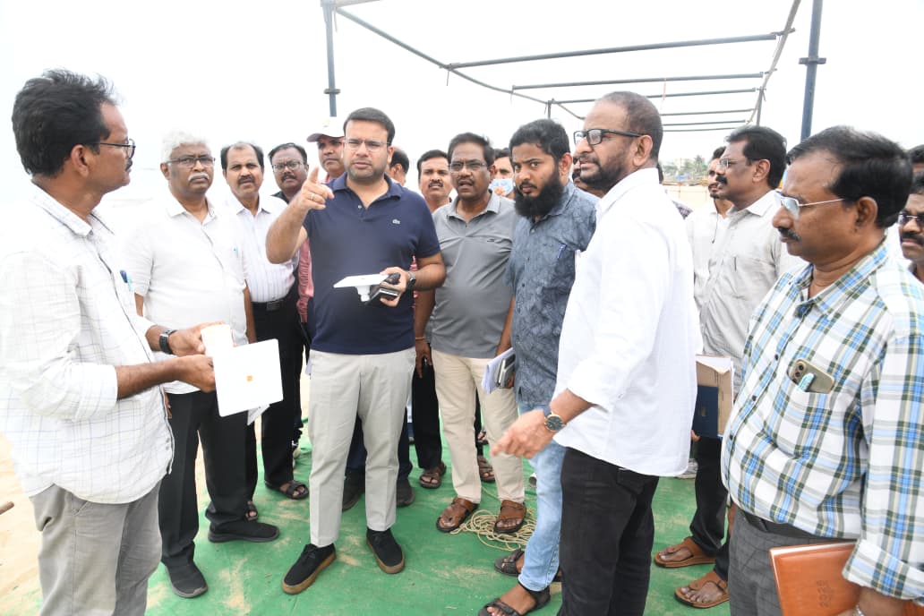 GVMC_VISAKHA's tweet photo. GVMC Commissioner Reviews Comprehensive Civic Arrangements for Simhachalam Giri Pradakshina 2026

Ahead of Simhachalam Giri Pradakshina 2026, GVMC Commissioner Shri Ketan Garg, IAS, inspected the entire pilgrimage route and reviewed the arrangements for drinking water, temporary toilets, bathing showers, sanitation, control rooms, signage, lighting and other essential civic amenities. He directed all departments to work in close coordination and ensure uninterrupted services, providing a safe, clean and hassle-free pilgrimage for lakhs of devotees.

#GVMC #Simhachalam #GiriPradakshina2026 #Visakhapatnam #KetanGargIAS #PublicService #CleanVizag #TeamGVMC #DevoteeServices #AndhraPradesh

@AndhraPradeshCM 
@Ketangargmickey 
@SwachhBharatGov 
@SwachhaAndhra 
@SwachSurvekshan 
@Swachhbharat 
@MoHUA_India 
@AmritMahotsav 
@CDMA_Municipal 
@pibvijayawada