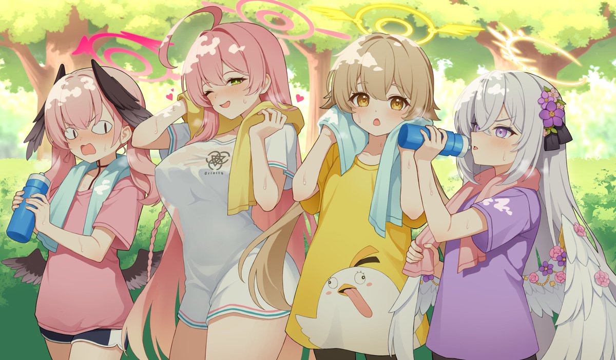 glisten_chelly's tweet photo. 補習授業部🏃‍♀️💦
#ブルアカ #BlueArchive https://t.co/LKvmKbHPe7