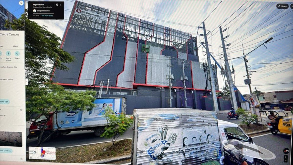 jam_xoxo95_'s tweet photo. I’m literally 20 min away at bakit hindi namin toh alam? WTF?! Wdym they’ve already built a data center IN A RESIDENTIAL AREA?! And a Meralco GIS Switching station within the vicinity?! Kaya ba ang taas ng Meralco ngayon? And this is just 10min away sa La Mesa Dam! TANGINA?! https://t.co/Qf3FMBMuN4
