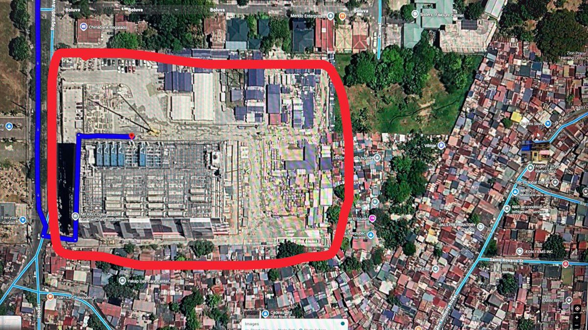 jam_xoxo95_'s tweet photo. I’m literally 20 min away at bakit hindi namin toh alam? WTF?! Wdym they’ve already built a data center IN A RESIDENTIAL AREA?! And a Meralco GIS Switching station within the vicinity?! Kaya ba ang taas ng Meralco ngayon? And this is just 10min away sa La Mesa Dam! TANGINA?! https://t.co/Qf3FMBMuN4