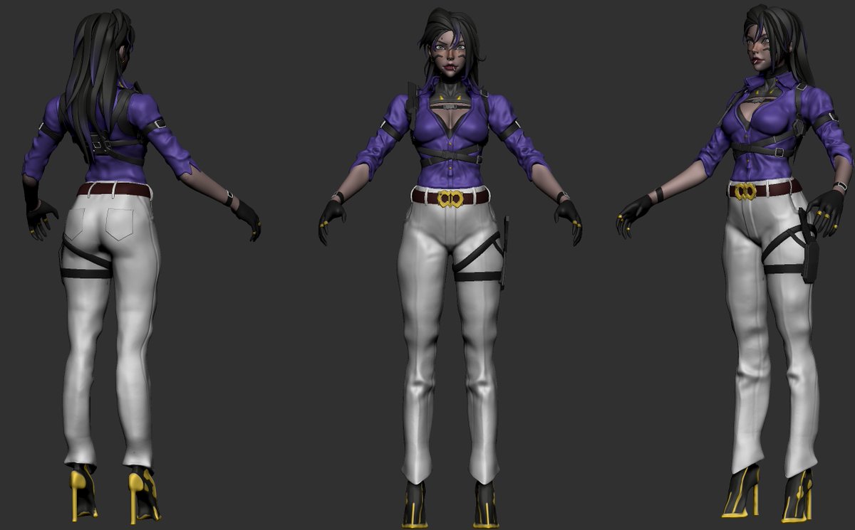 FNT3D's tweet photo. 🚀Character Art Progress

Working on my stylized character for Unreal Engine.

Always trying to improve my character design skills and learn from other artists.

Feedback is welcome! ✨

#CharacterArt #3DArt #GameArt https://t.co/40JmYkbwOP