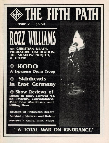 _7homas777's tweet photo. Article on NS SKINHEADS in East Germany, run in THE FIFTH PATH occult/Neo-Pagan 'Zine (1991-1992):