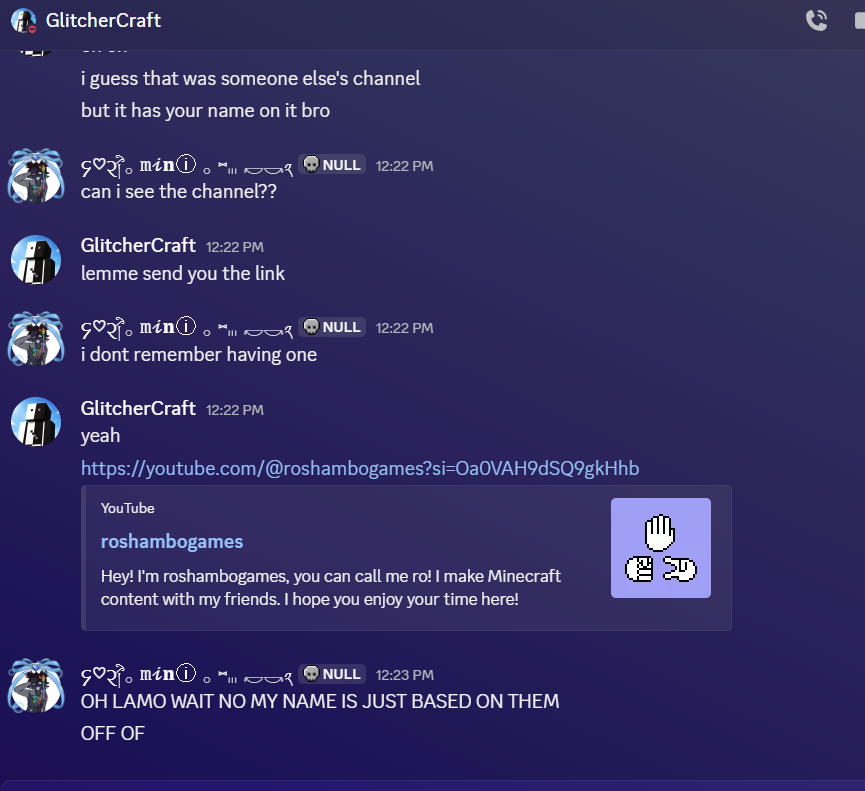 flamechan07070's tweet photo. wtf i got mistaken for roshambo?? #lifesteal #roshambogames https://t.co/D72TSO1iJS