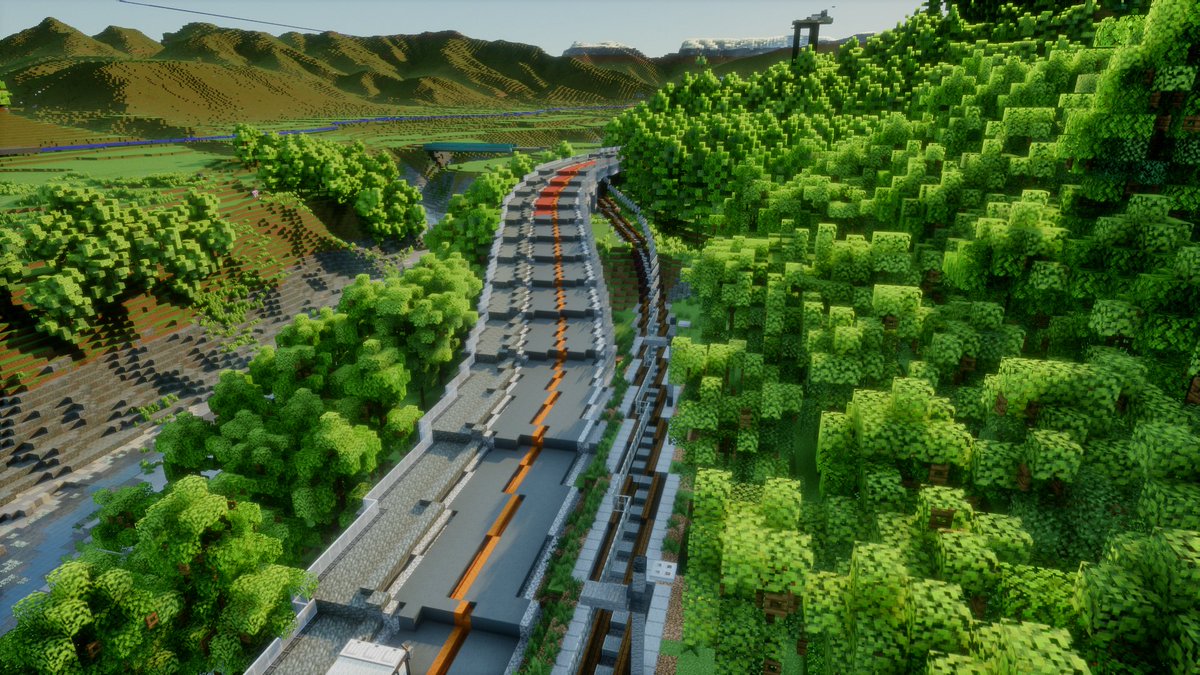 jyakatagawa's tweet photo. X字の立体交差

#CITYEXPO2026 #宝川市
#minecraftbuilds #マイクラ https://t.co/ki25FToDRL