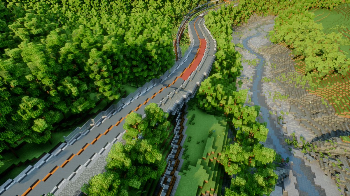 jyakatagawa's tweet photo. X字の立体交差

#CITYEXPO2026 #宝川市
#minecraftbuilds #マイクラ https://t.co/ki25FToDRL