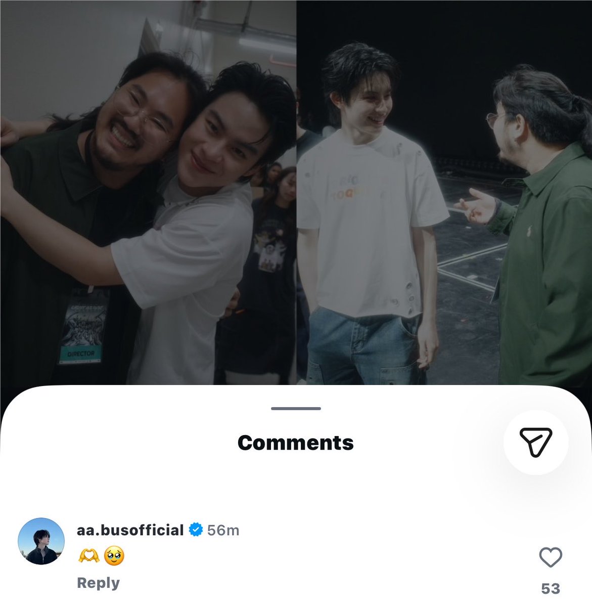 maybeitjan's tweet photo. แง แล้วน้องไปเม้นแปะอิโมจิ 🫶🏼🥹 เดี๋ยวนี้สังเกตว่าน้องเอเอชอบใช้ 🥹 อันนิมาก น่ารักเนอะ https://t.co/vWZ8MYtKjd