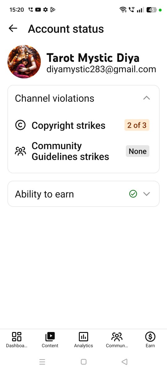 DeekshaRaim1hw's tweet photo. Hi @TeamYouTube @YouTubeIndia,
​My channel faces 2 false copyright strikes on original thumbnails. Counter-notifications falsely rejected. Requesting urgent manual review!
​Channel: https://t.co/bIU0qAb7qL
Videos:
https://t.co/yezfo1CQhA
https://t.co/LcuEZQ0Ziu https://t.co/6bFksW2fSf