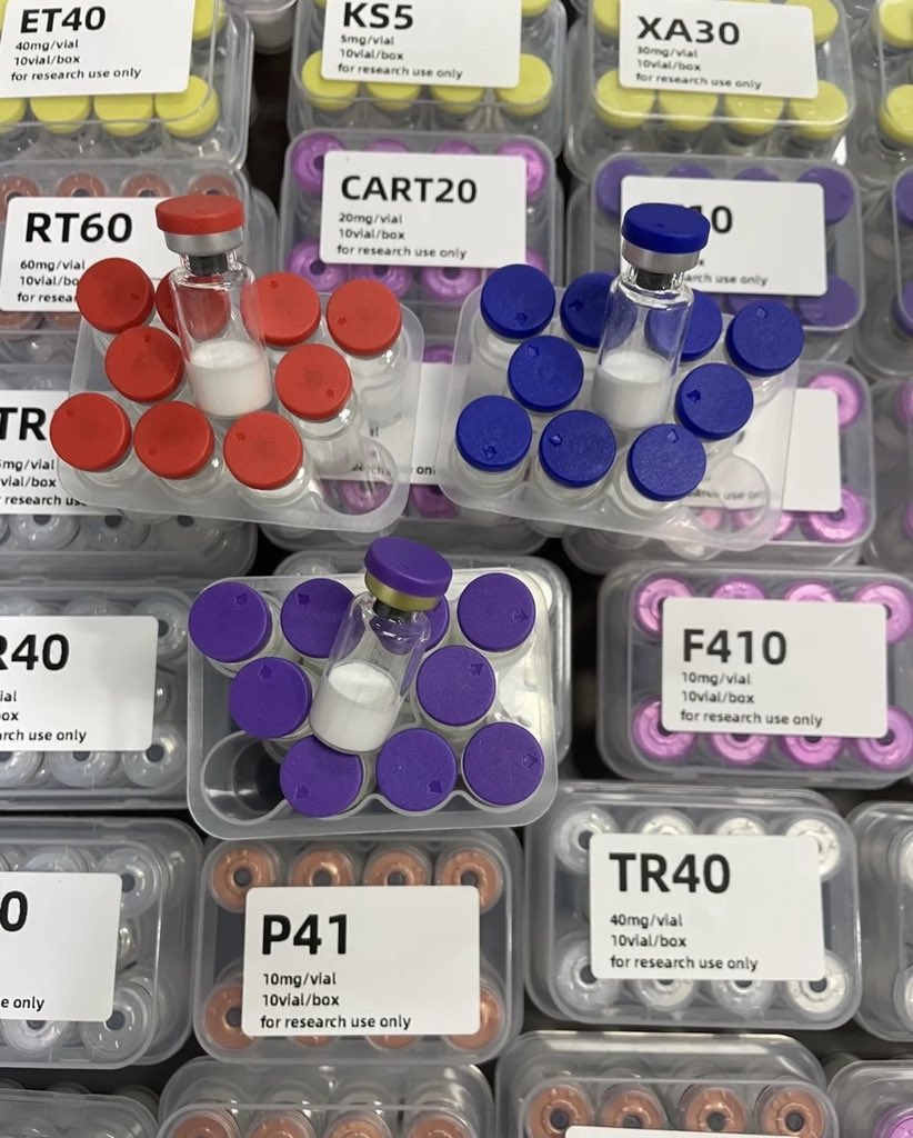 peptiva1's tweet photo. Top quality, exported worldwide! Comes with reports & ready for testing
#polypeptide #greymarket #peptides #bodybuilding #weightlose #facetreatment #skincare https://t.co/XxYzzmAZHl