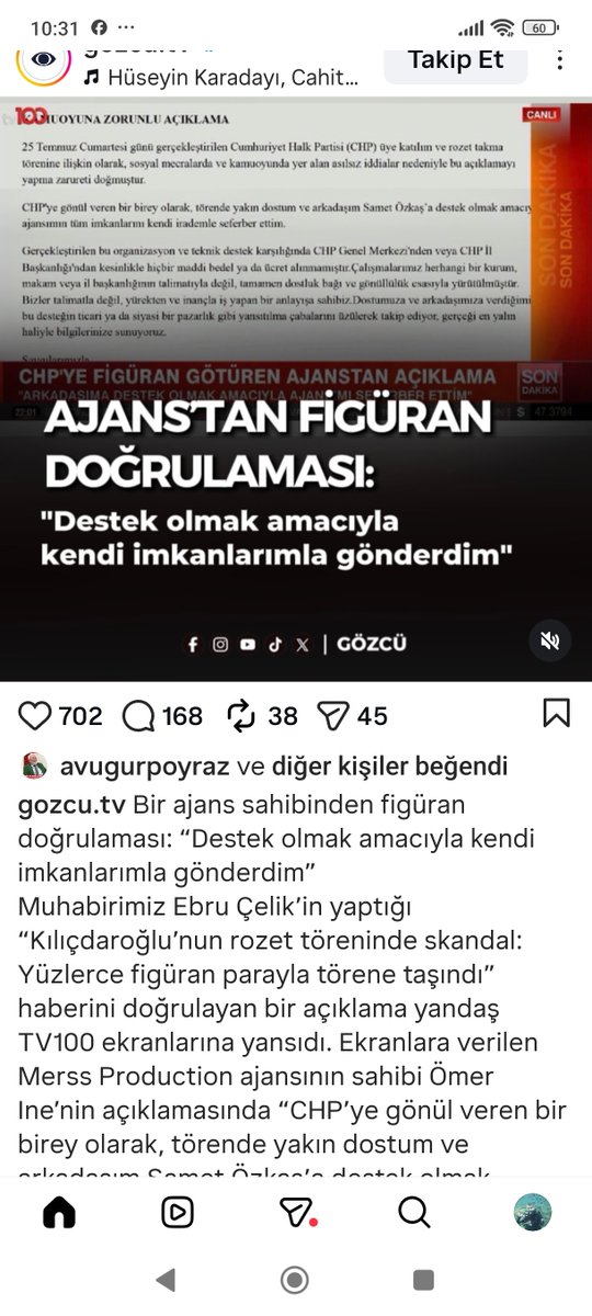 feraslan51's tweet photo. @hakan_aygun Gürsel Tekin kendini asma 🤣🤣🤣🤣, televizyonlara çıkıp gencecik gazeteci kızımızdan özür dile https://t.co/iQjrsvyyxN