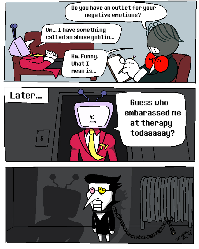 Taralen's tweet photo. mind[less]ness
#DELTARUNE #Parody #Tenna #Spamton https://t.co/COOX19gGnu