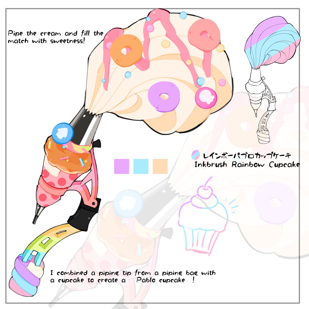 kaede73067107's tweet photo. #スプラトゥーンイラスト
🧁🌈💝 https://t.co/iIV9LWiFYe