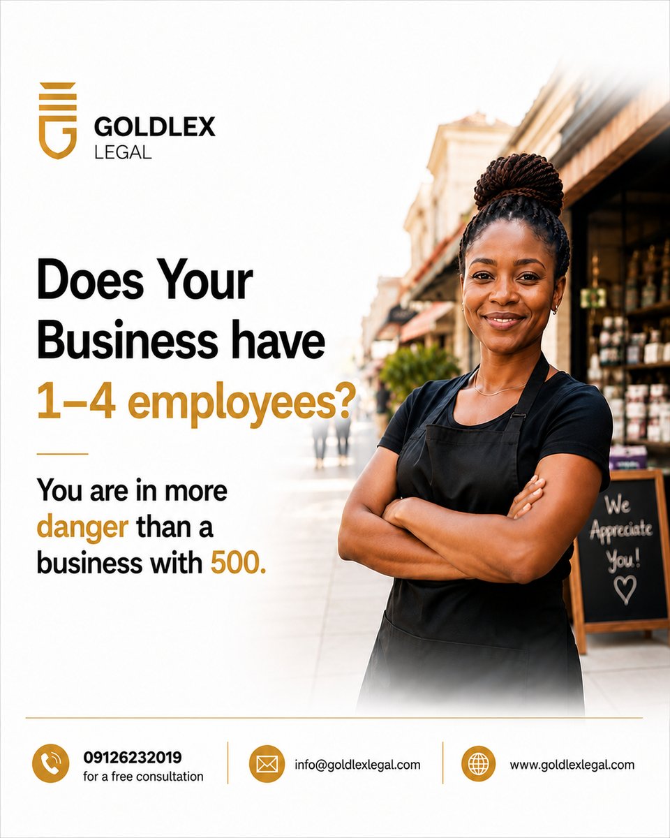 GoldlexLegal's tweet photo. For a team of 4, a single disgruntled ex-employee dragging you to court can wipe out your entire annual profit.

Your employment letters must feature explicit, legally compliant Termination Clauses before things get messy.

#goldlexlegal #legalcounselforsmes #smelawyer #smelaw https://t.co/NJTbp97Wr4