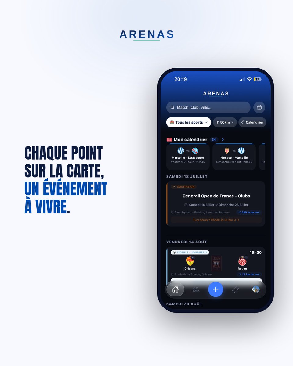 arenas_app's tweet photo. Ton quartier cache plus de sport que tu crois.

Tu paries qu'il y a un événement à moins de 10 km ce week-end ?

#arenas #carnetdusupporter https://t.co/zrXeo9tdP8