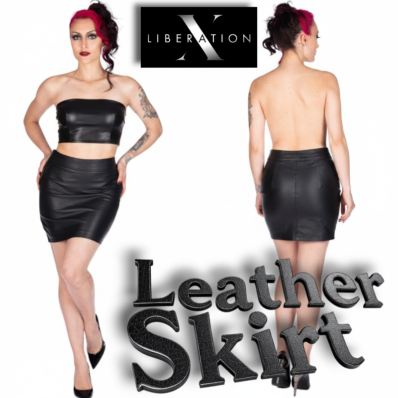 liberationxcom's tweet photo. A fitted pencil skirt in genuine leather that sits at the waist and follows your shape without clinging
https://t.co/rfpL70QSQu https://t.co/cQ3rnlUaPL