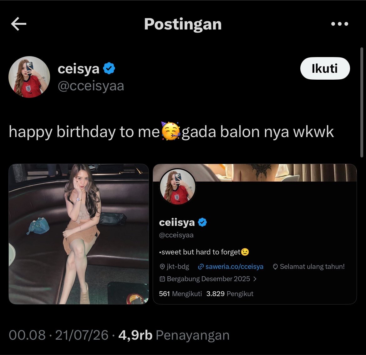Xlaviere's tweet photo. 🚨Hati hati gaes faker itu si @cceisyaa, gue curiga nama asli dia tuh endang. https://t.co/Pmt9wRnCZ8