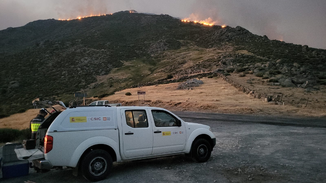 CSIC's tweet photo. El #CSIC presta asesoramiento científico-técnico frente a los incendios forestales de la zona centro de España y Castellón
El Consejo está dando apoyo con modelos de simulación de progresión del fuego y análisis de imágenes aéreas de drones y satélite
➡️https://t.co/X0zpDjpprJ https://t.co/ILD1nK0fkV