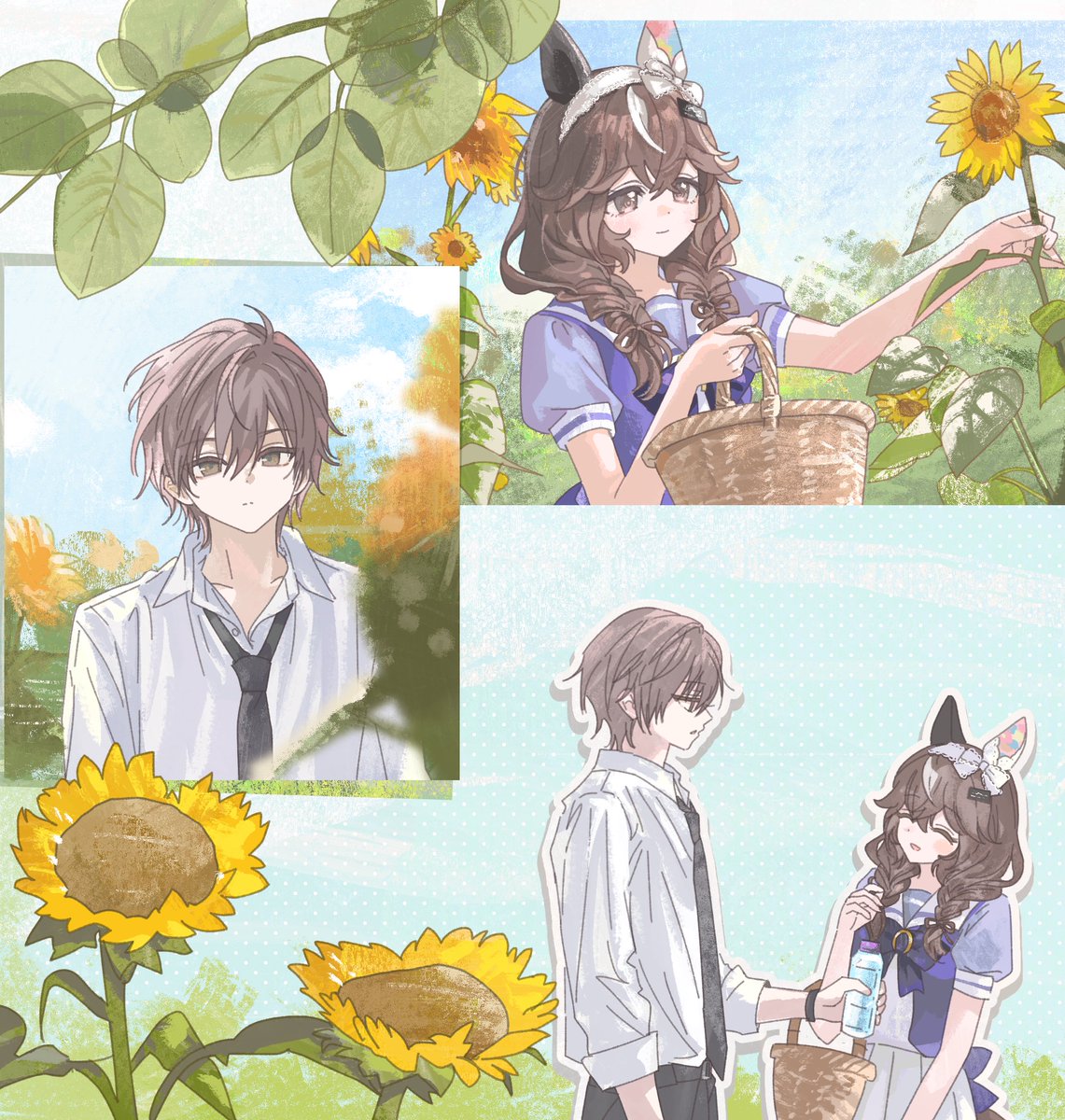 torenadiary's tweet photo. ひまわりの花言葉、知っています？ https://t.co/Y0RWK3crB8
