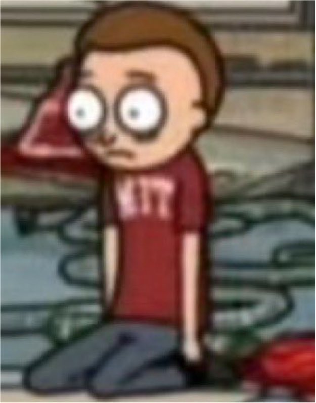 JoeyDweeb's tweet photo. #rickandmorty Your fuckass morty keeps sulking, please tell him to stop being a pussy and smile for once https://t.co/886bPJPffd