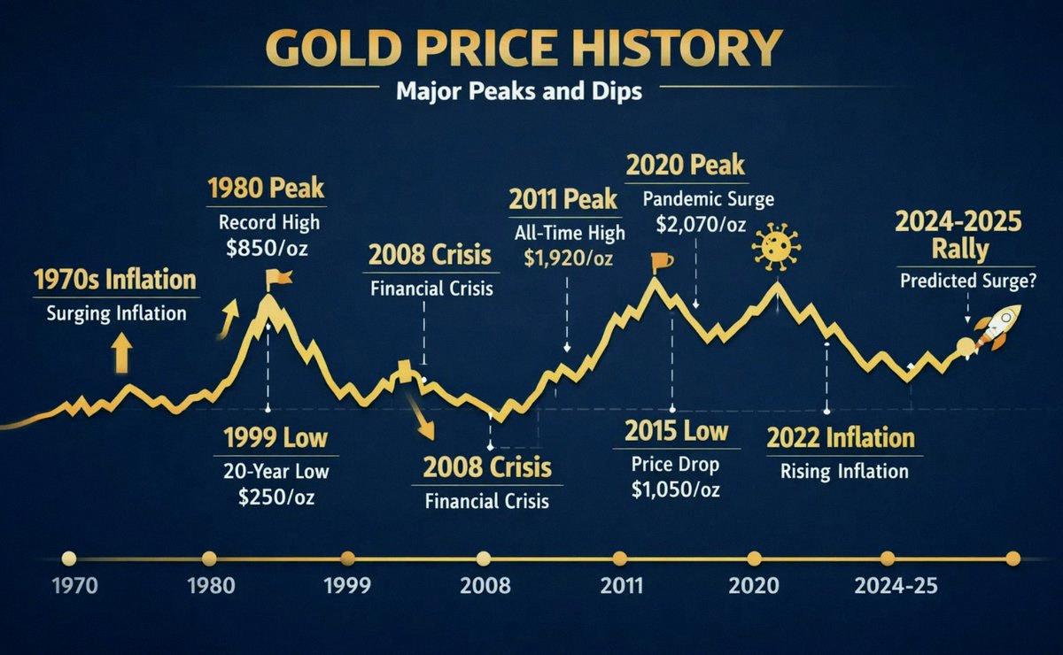 kcpaaaa's tweet photo. Looking at gold corrections historically:

Biggest falls from all-time highs:
• 1980 to 1982: down about 65%
• 2011 to 2015: down about 45%

Typical pullback in bull runs: 20–30%

Right now, gold is roughly 30% below its peak.

Best case? It's bottoming out. Worst c https://t.co/pXvOeamNcN