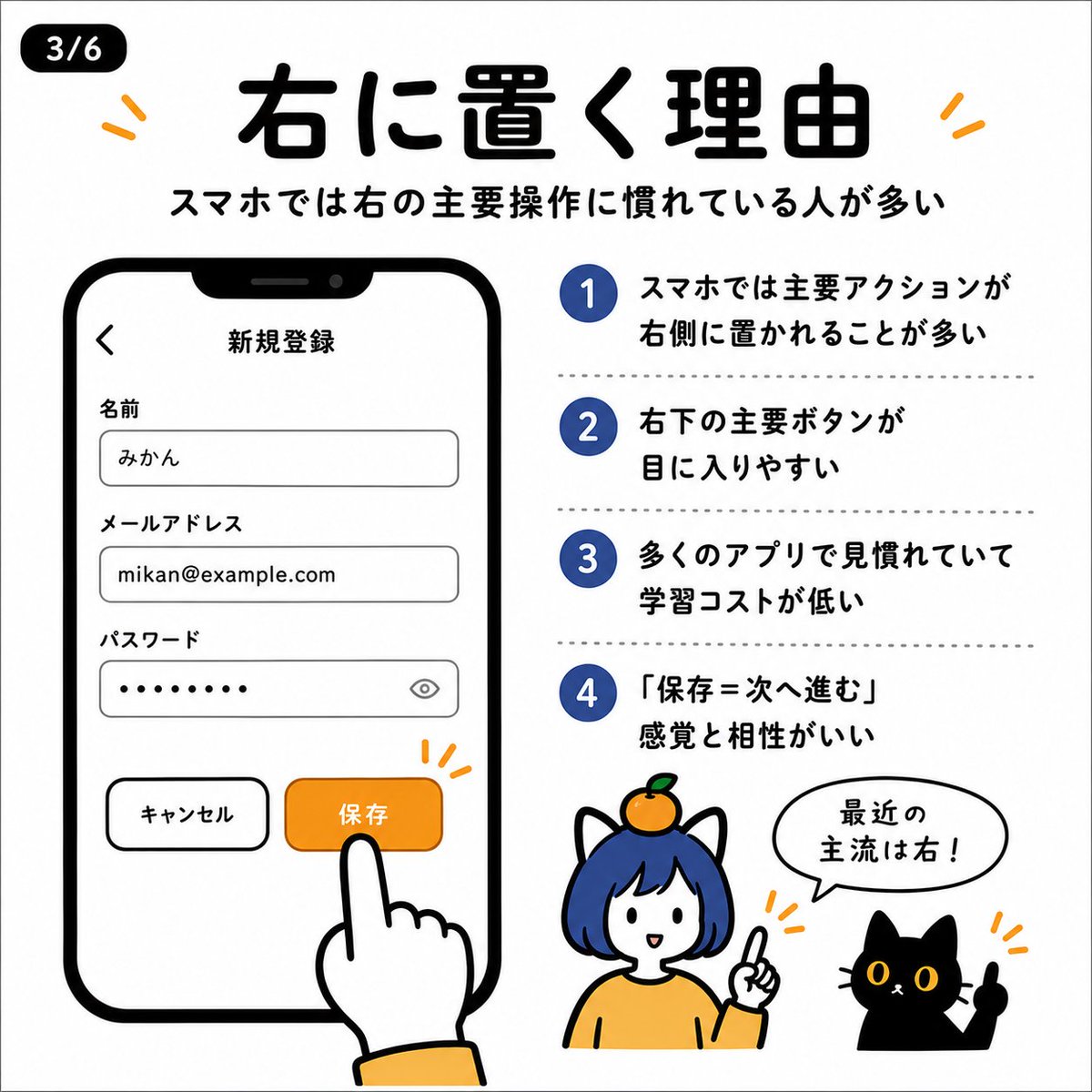 shoko_fuk's tweet photo. ボタンの位置ってどっちにも意味がある
どちらが正解かを探ることが大事！

#デザインって泥臭い
#UIUX
#WEBデザイン
#デザインと暮らす https://t.co/kEVxQTF255