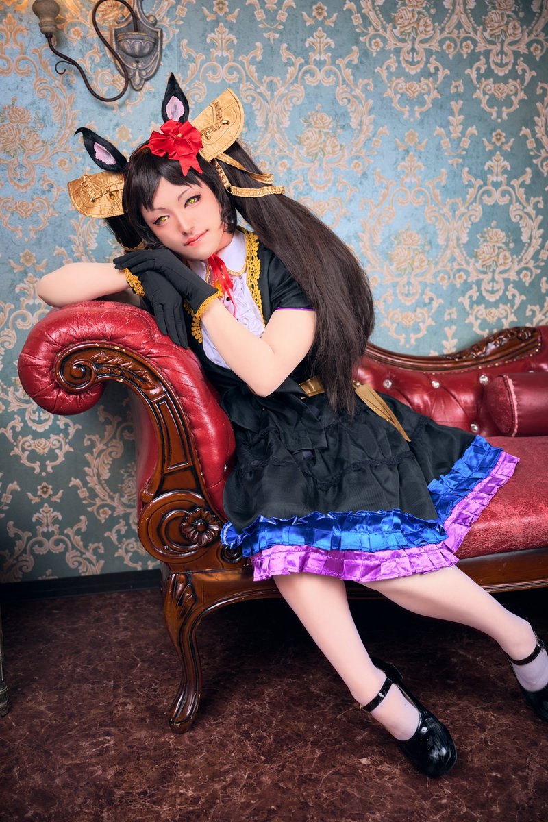 Okiraku_148aya's tweet photo. Cosplay⚠
ウマ娘/マーベラスサンデー✨

『今日も頑張ってえらいっ☆
     でも〜お疲れモードなら
     焦らずちゃんと休むのも、
    マーベラスな未来には必要だよ☆』

photo📸グレート山田 様
#私の夢は0425宝塚記念 https://t.co/YIS73Wy37X