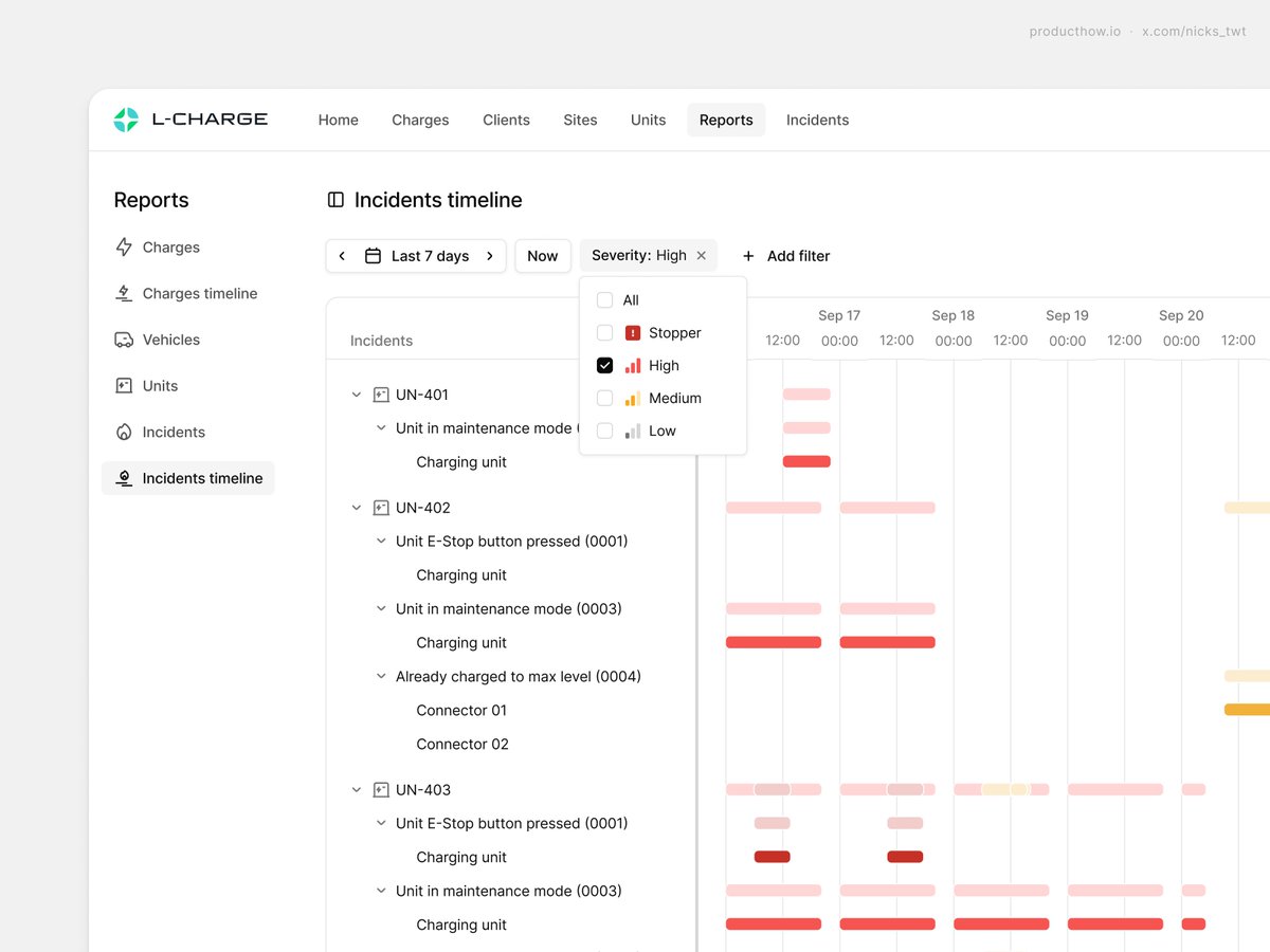 nicks_twt's tweet photo. Web app incidents timeline design https://t.co/QJkNSQqKYW