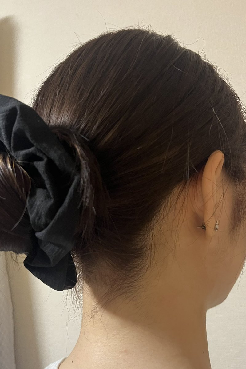 miiichi_tkd's tweet photo. いつも通りのお団子にしてもらった。
たぶん九分九厘はインナー隠せてるハズ！ https://t.co/rUtk1JE4F2