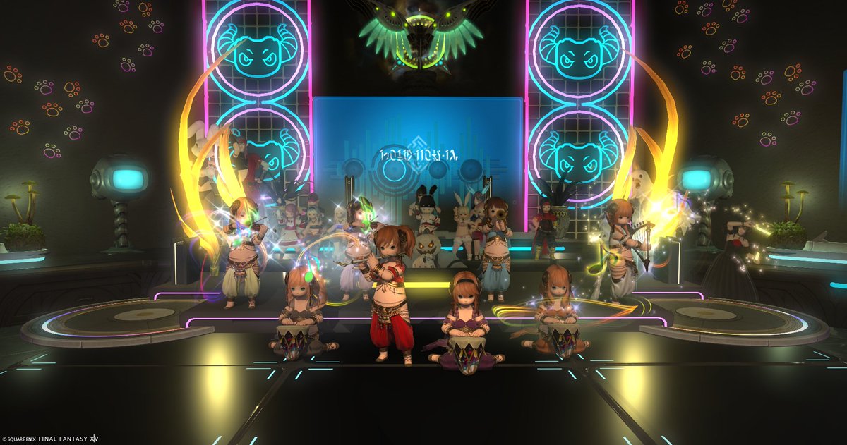 Task_D_FF14's tweet photo. 土曜夜は #ララミス歌劇団 へ🎼
以前のハウスを舞奏巫覡館の地下に移転しての１回目のLive！
よりLiveハウス感が増した感じがして雰囲気が本当に素晴らしかった！
そして、今回は私の大好きなあの曲が演奏されたので、久々に特定の音にのみ反応するカボチャが出陣🎃 https://t.co/o9xN9Tp2Vb